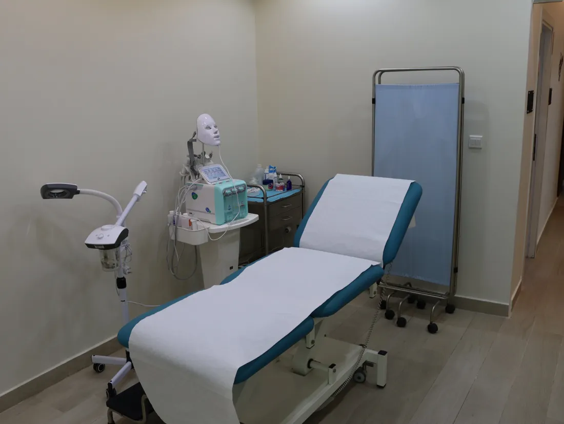 Facial and skin-care treatment room
