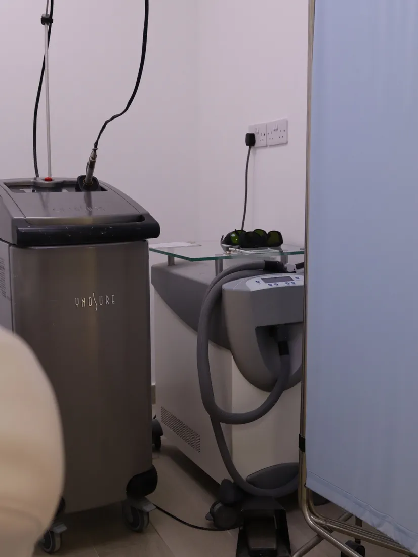 Cynosure laser platform with skin cooling