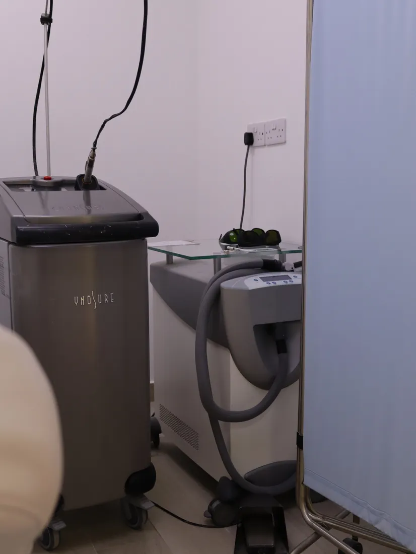 Laser hair removal equipment and eye protection