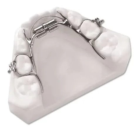 Lower-jaw expander on a model
