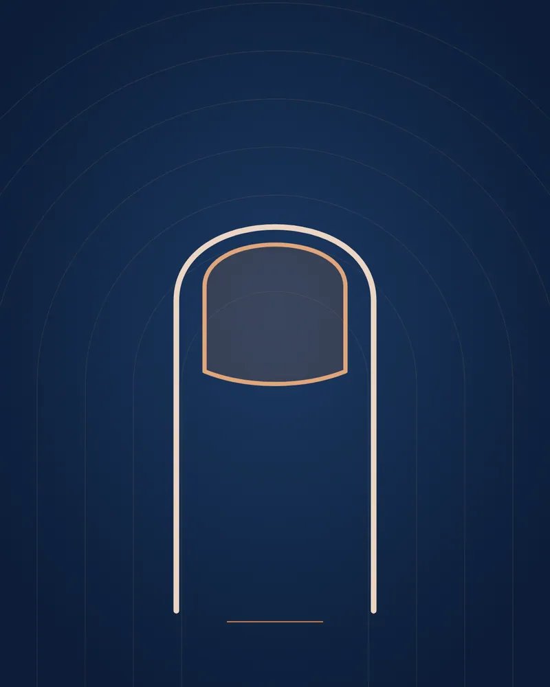 Nail Fungus — educational illustration